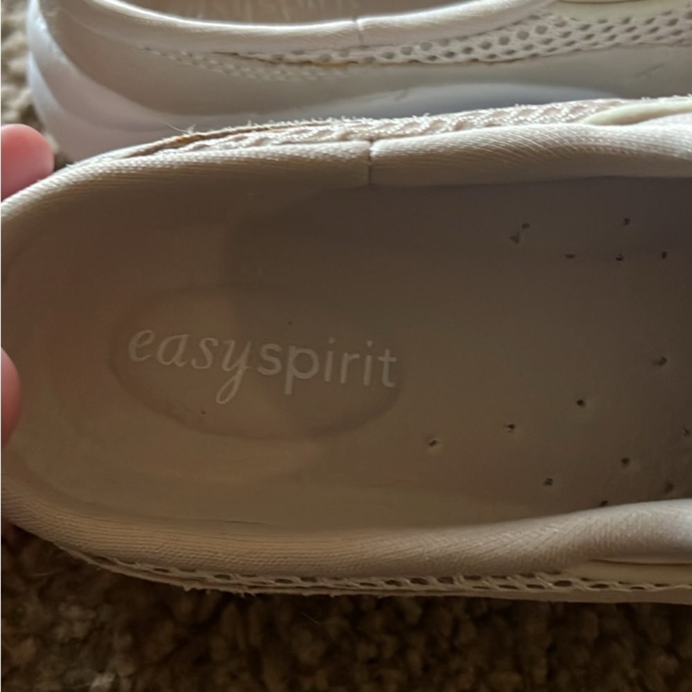 Skechers Women's Cream Slip-On Shoes - Picture 4 of 4